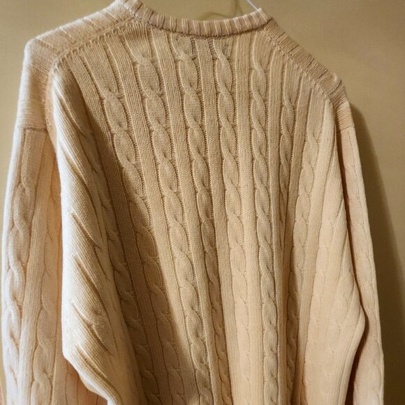 Lyle and Scott Irish Cashmere Sweater Ecru - Picture 3 of 7